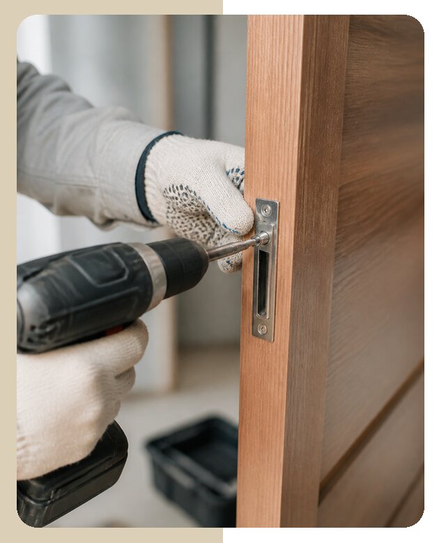 Установка дверного шпингалета с выездом мастера в Кинешме